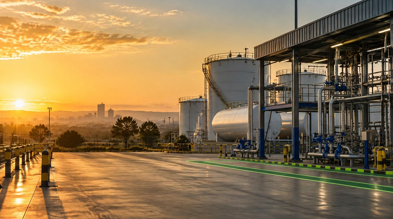 Bulk fuel storage terminal in Gauteng